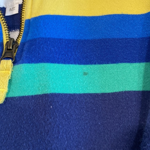Boys Mini Boden 1/4 Zip Pullover - Picture 5 of 11